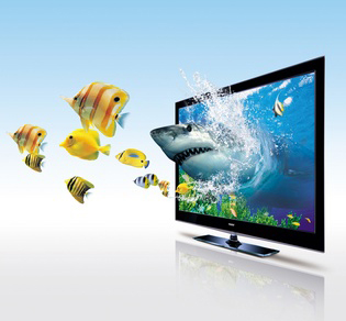 海爾全球首推3D無尾電視